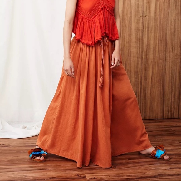 Free People Wide Leg Pant/ Skirt Overlay NWT - Picture 12 of 12